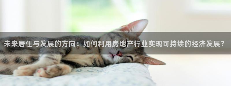 新宝5飞355051：未来居住与发展的方向：如何利用房地产行