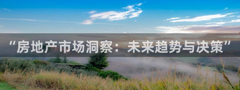 新宝5谠631257：“房地产市场洞察：未来趋势与决策”