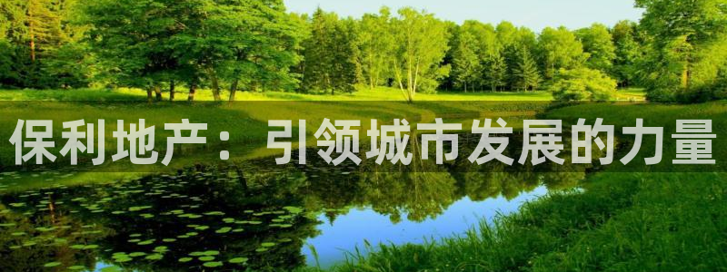 新宝5注册链接：保利地产：引领城市发展的力量