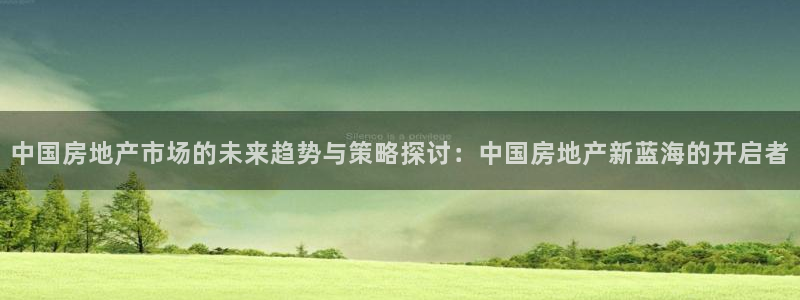 股票5G宝新：中国房地产市场的未来趋势与策略探讨：中国房地产