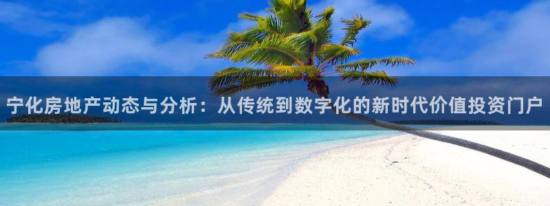 新宝5官网：宁化房地产动态与分析：从传统到数字化的新时代价值