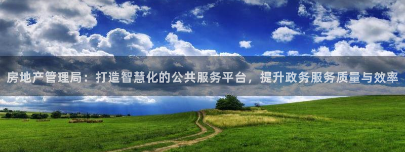 新宝5账号注册：房地产管理局：打造智慧化的公共服务平台，提升