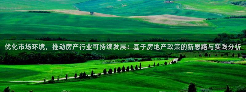 新宝5登录注册：优化市场环境，推动房产行业可持续发展：基于房