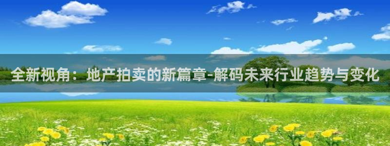 新宝5下载：全新视角：地产拍卖的新篇章-解码未来行业趋势与变