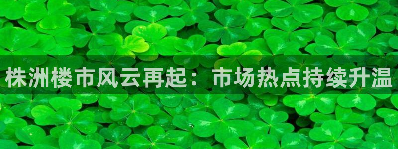新宝5天：株洲楼市风云再起：市场热点持续升温