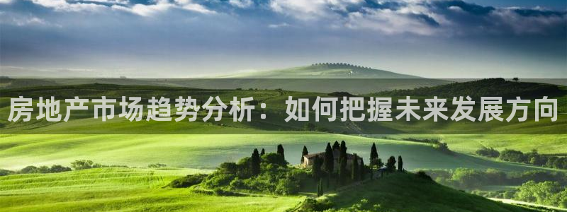 下载新宝5：房地产市场趋势分析：如何把握未来发展方向