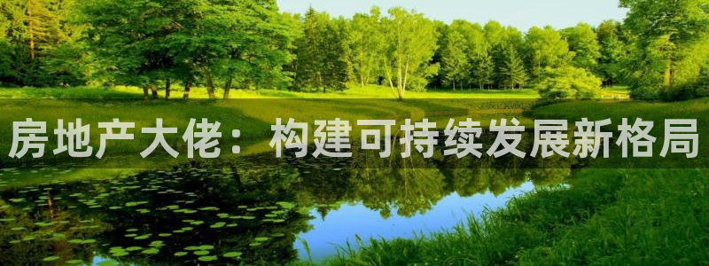 新宝5d：房地产大佬：构建可持续发展新格局