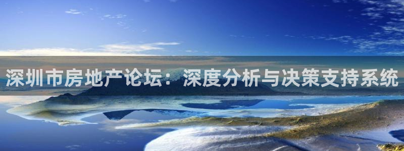 新宝 5测速：深圳市房地产论坛：深度分析与决策支持系统
