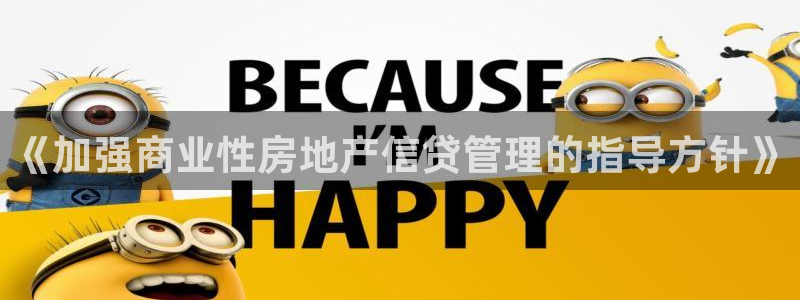 新宝集团新宝5：《加强商业性房地产信贷管理的指导方针》
