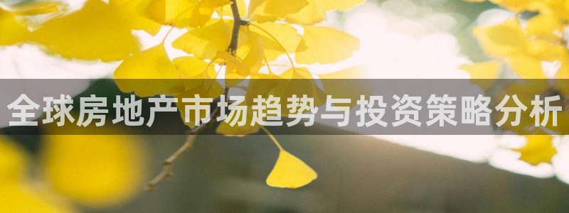 新宝5官方下载地址：全球房地产市场趋势与投资策略分析