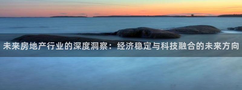 老新宝5授权登录：未来房地产行业的深度洞察：经济稳定与科技融