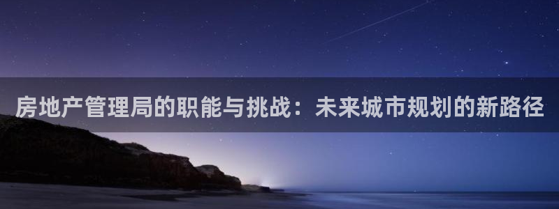 新宝5娱乐招商：房地产管理局的职能与挑战：未来城市规划的新路