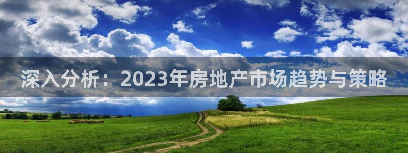 新宝5线路登录检测：深入分析：2023年房地产市场趋势与策略