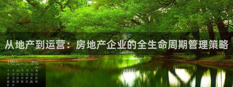 新宝5娱乐如：从地产到运营：房地产企业的全生命周期管理策略